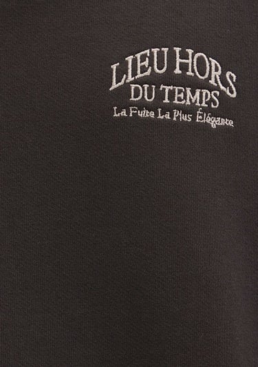  Mavi Polo Yaka Kahverengi Sweatshirt 0S10479-70219