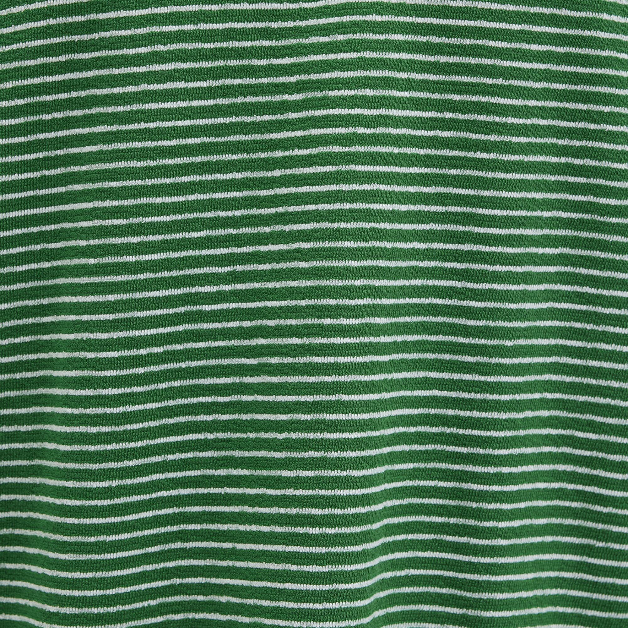 Mavi Çizgili Yeşil Tişört Loose Fit / Bol Rahat Kesim 0613038-85916