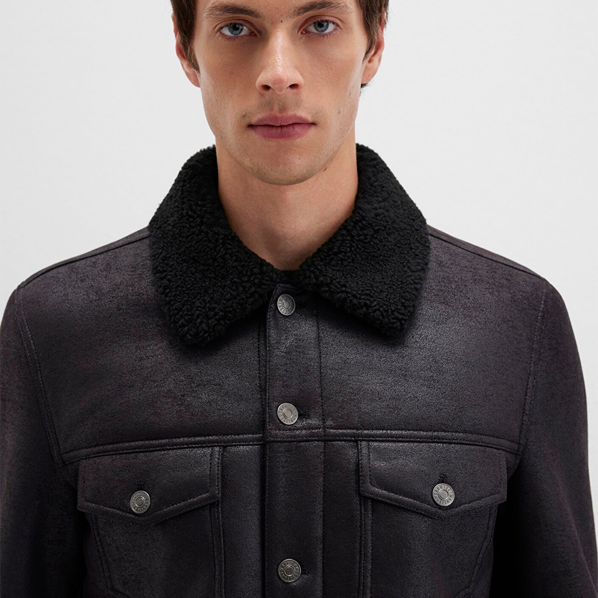 Mavi Siyah Suni Deri Ceket Regular Fit / Normal Kesim 0110460-71379