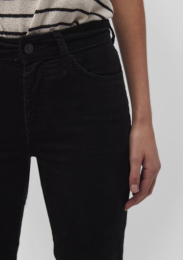  Mavi Molly Siyah Kadife Pantolon 1013682991