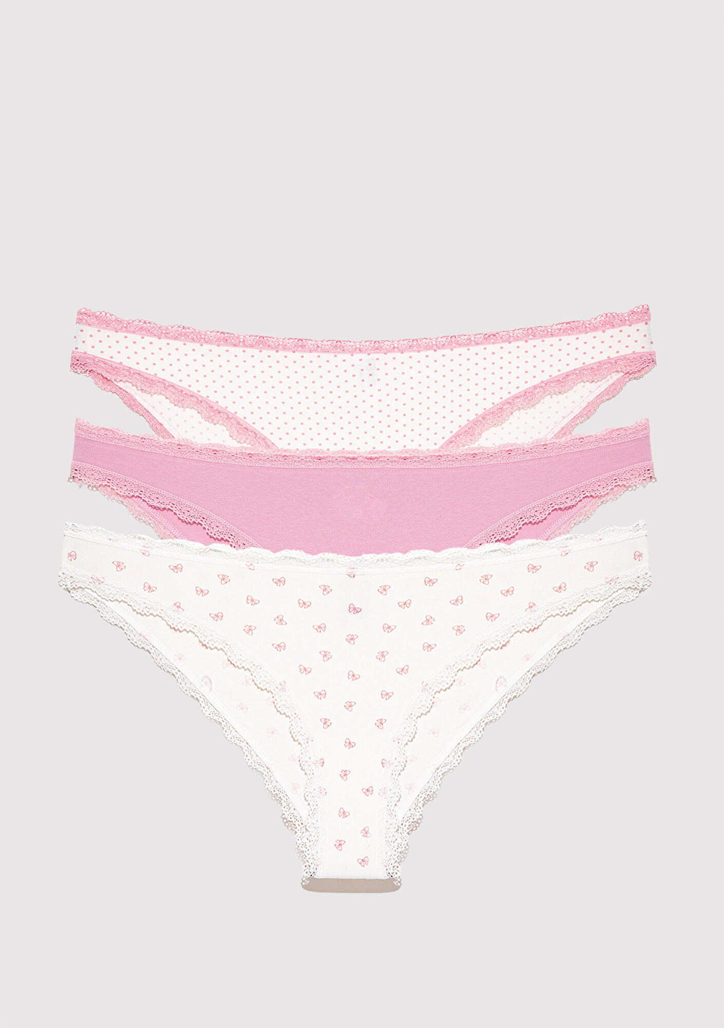  Mavi 3lü Klasik Külot 1913818-17865