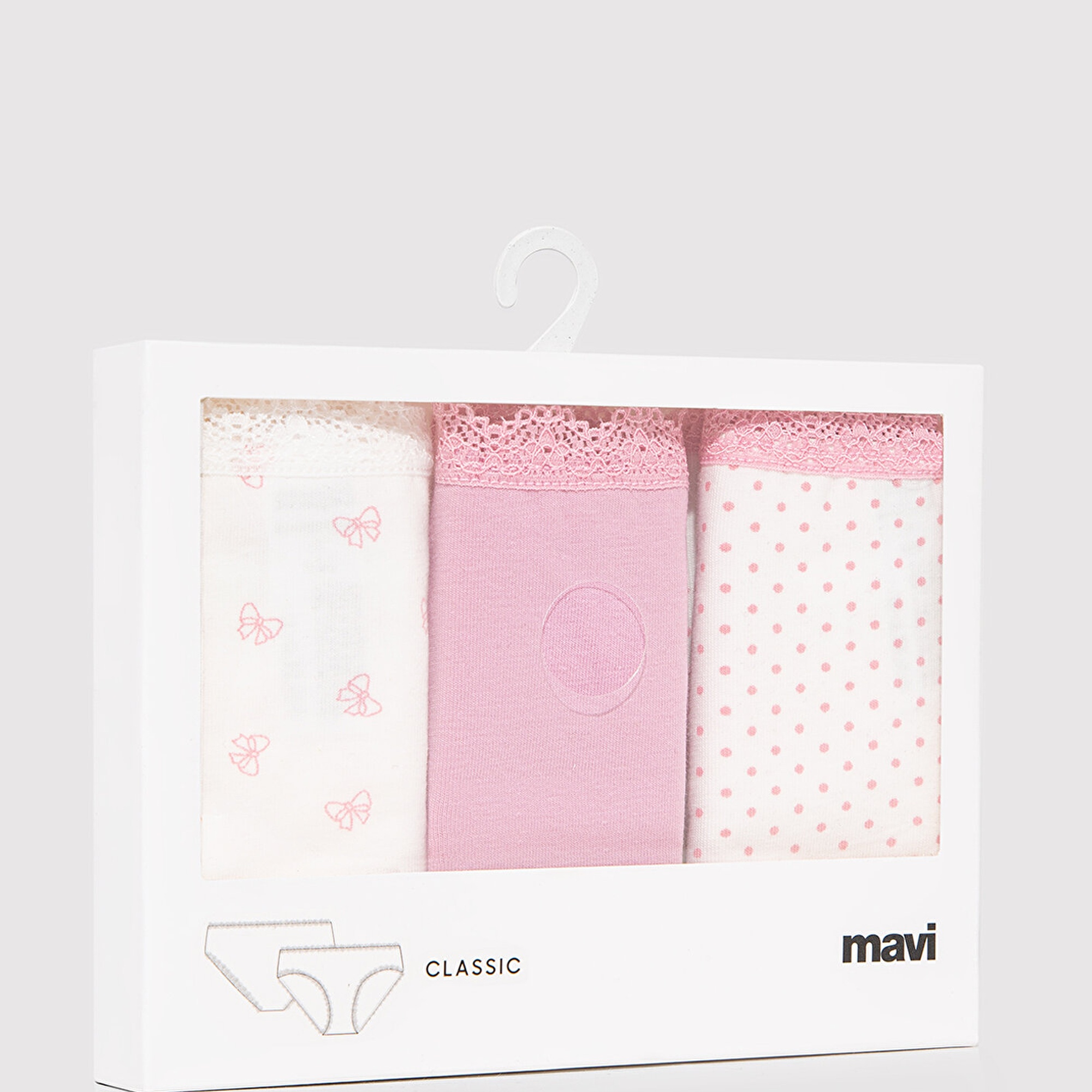 Mavi 3lü Klasik Külot 1913818-17865