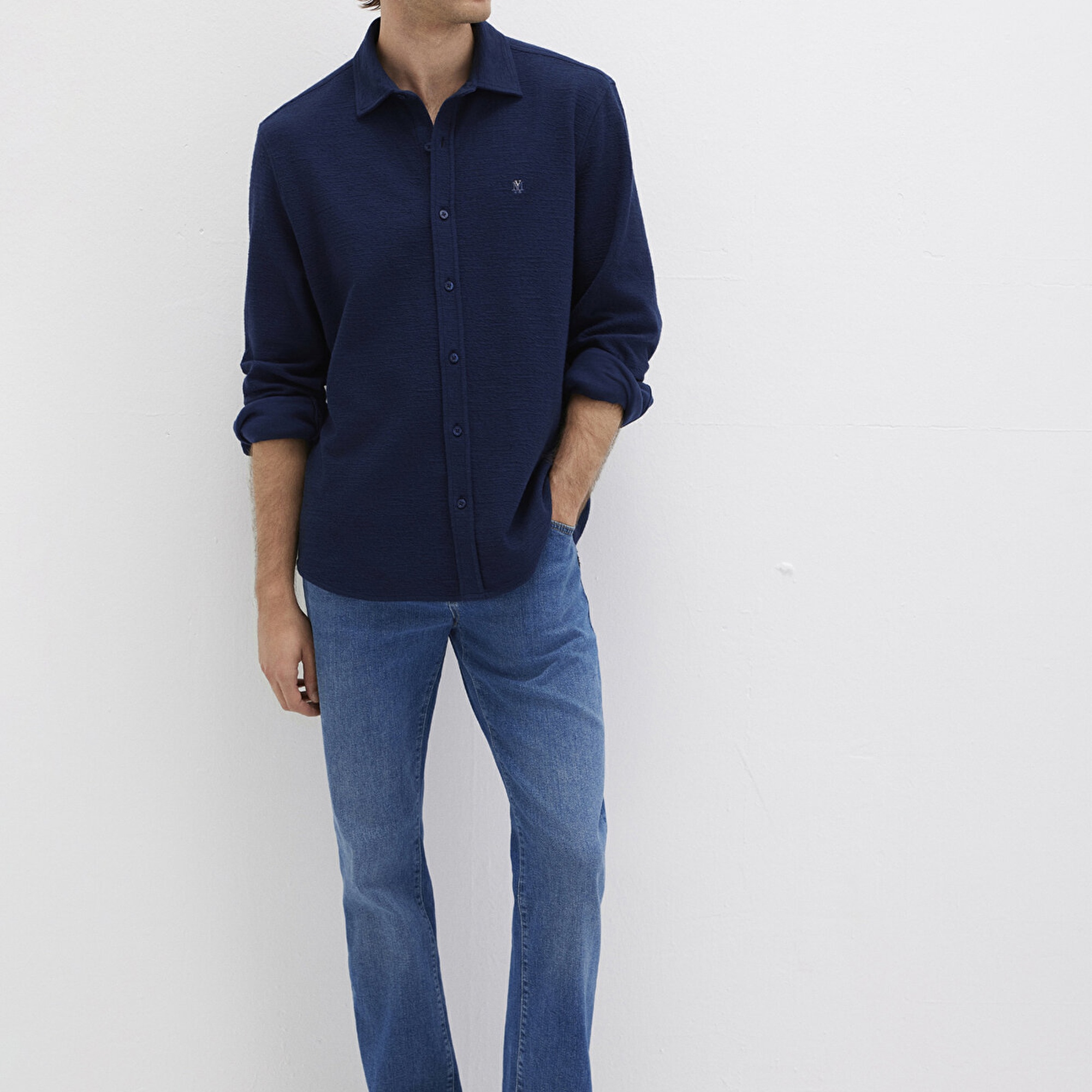 Mavi Lacivert Gömlek Regular Fit / Normal Kesim 0211789-70497