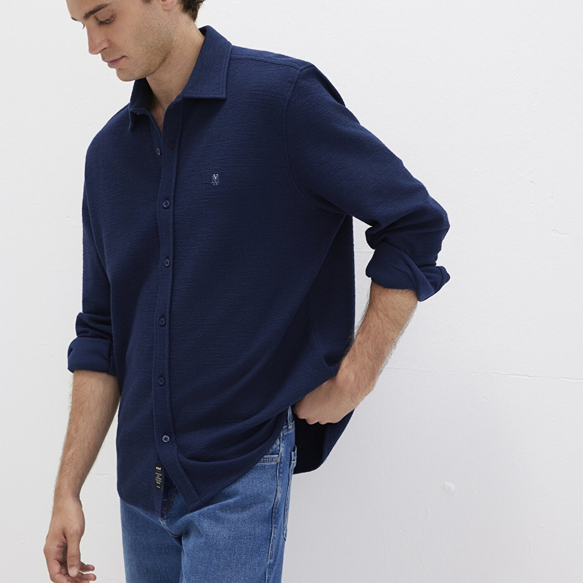 Mavi Lacivert Gömlek Regular Fit / Normal Kesim 0211789-70497