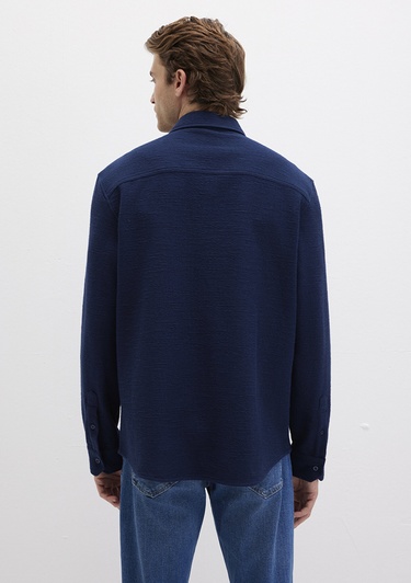  Mavi Lacivert Gömlek Regular Fit / Normal Kesim 0211789-70497