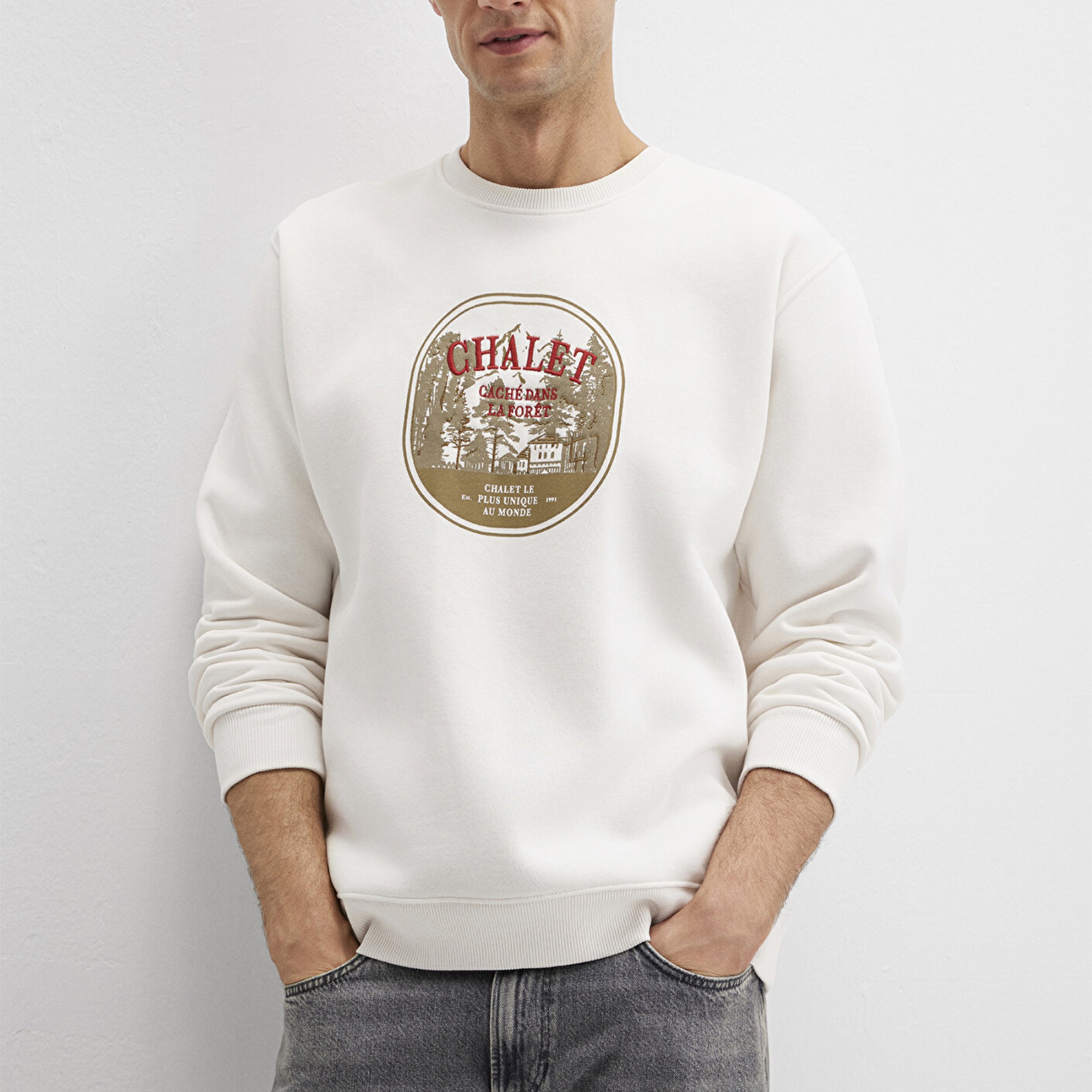 Mavi Ekru Sweatshirt 0S10484-70057