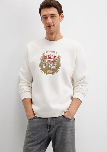  Mavi Ekru Sweatshirt 0S10484-70057