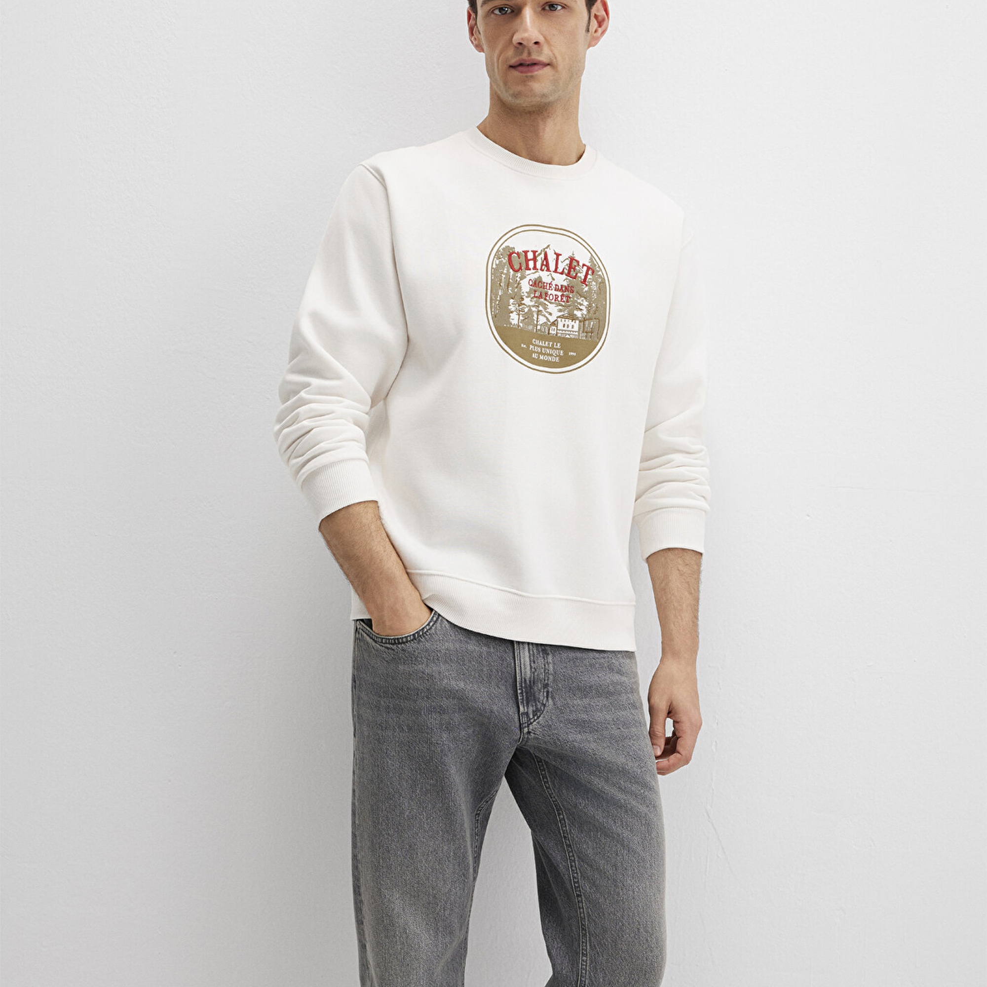 Mavi Ekru Sweatshirt 0S10484-70057