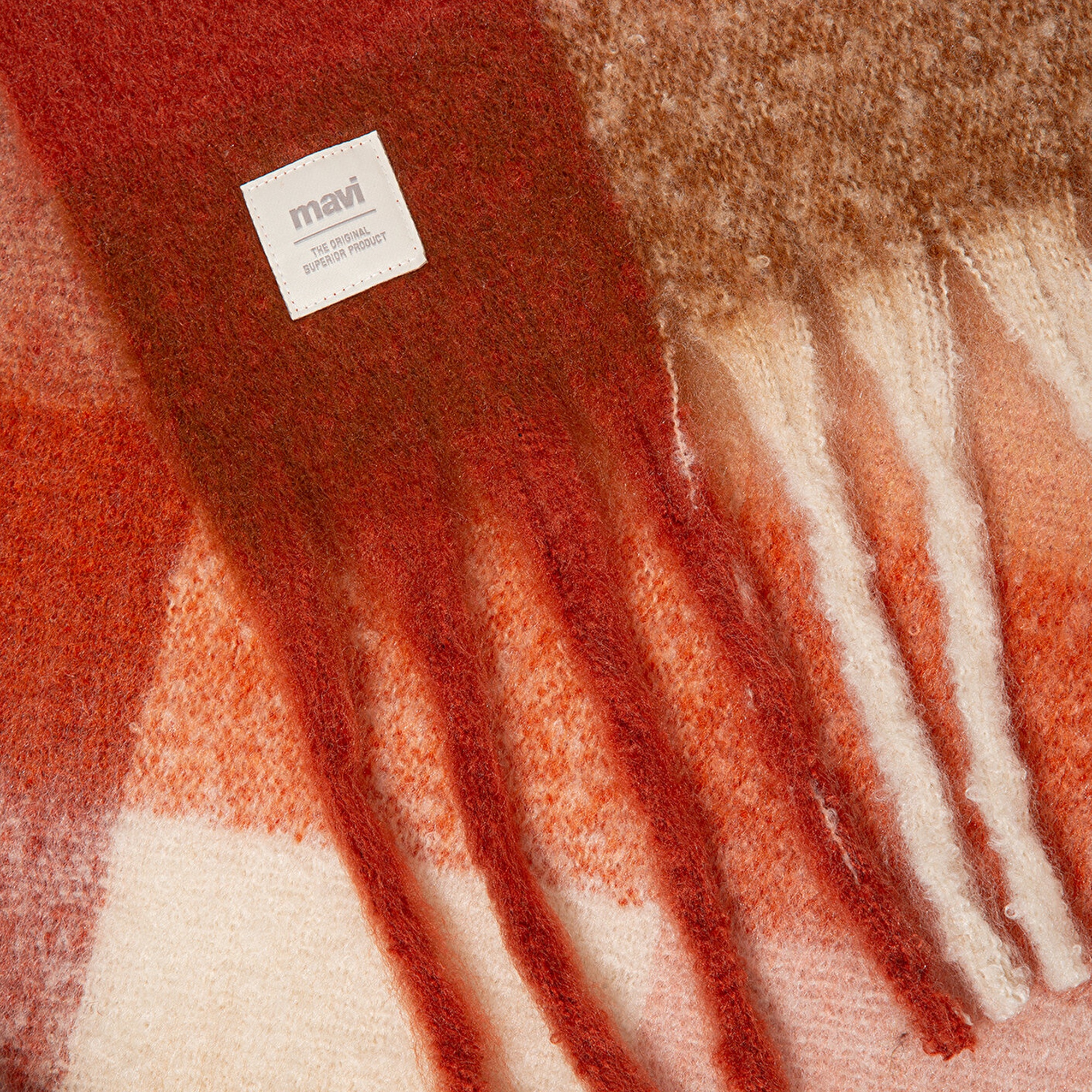 Mavi Kırmızı Atkı 1913596-35115