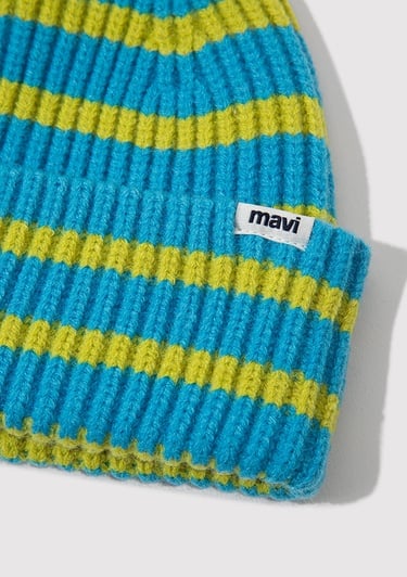  Mavi Yeşil Bere 1912804-19133