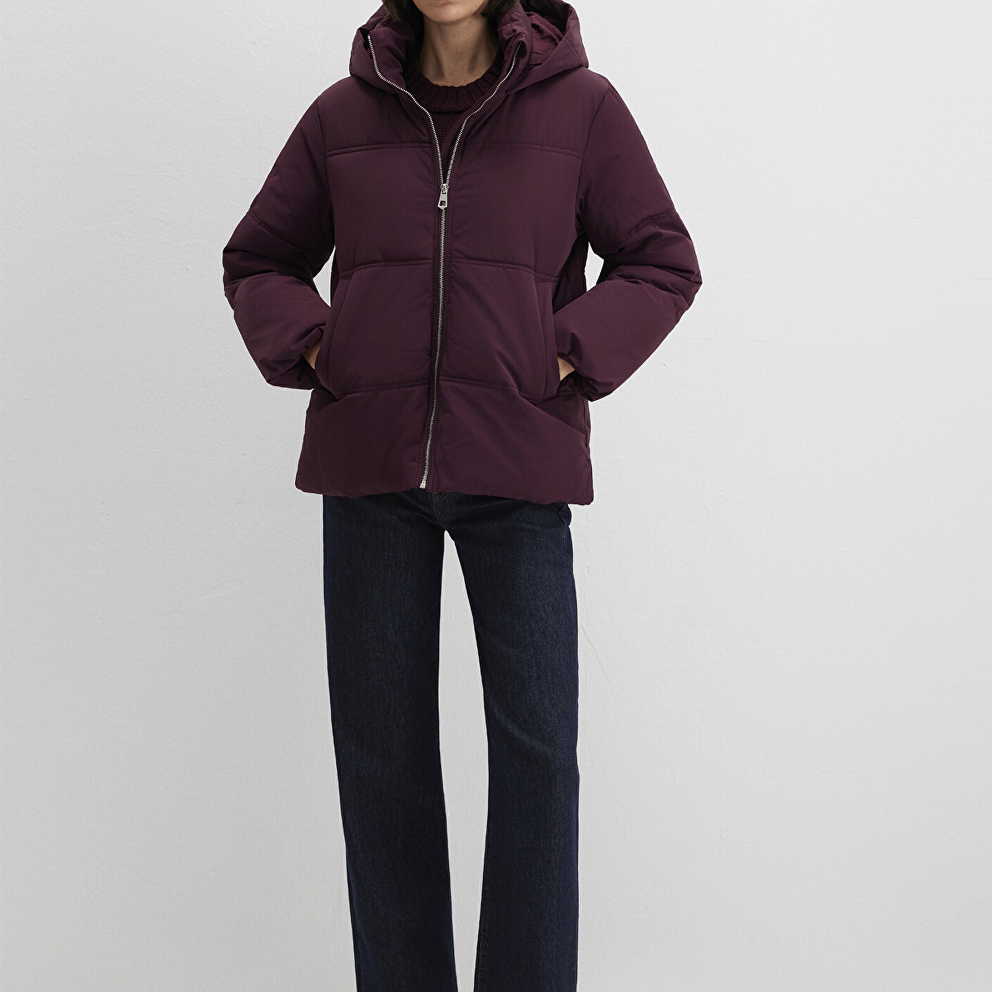 Mavi Su İtici Bordo Ceket 1110445-70434