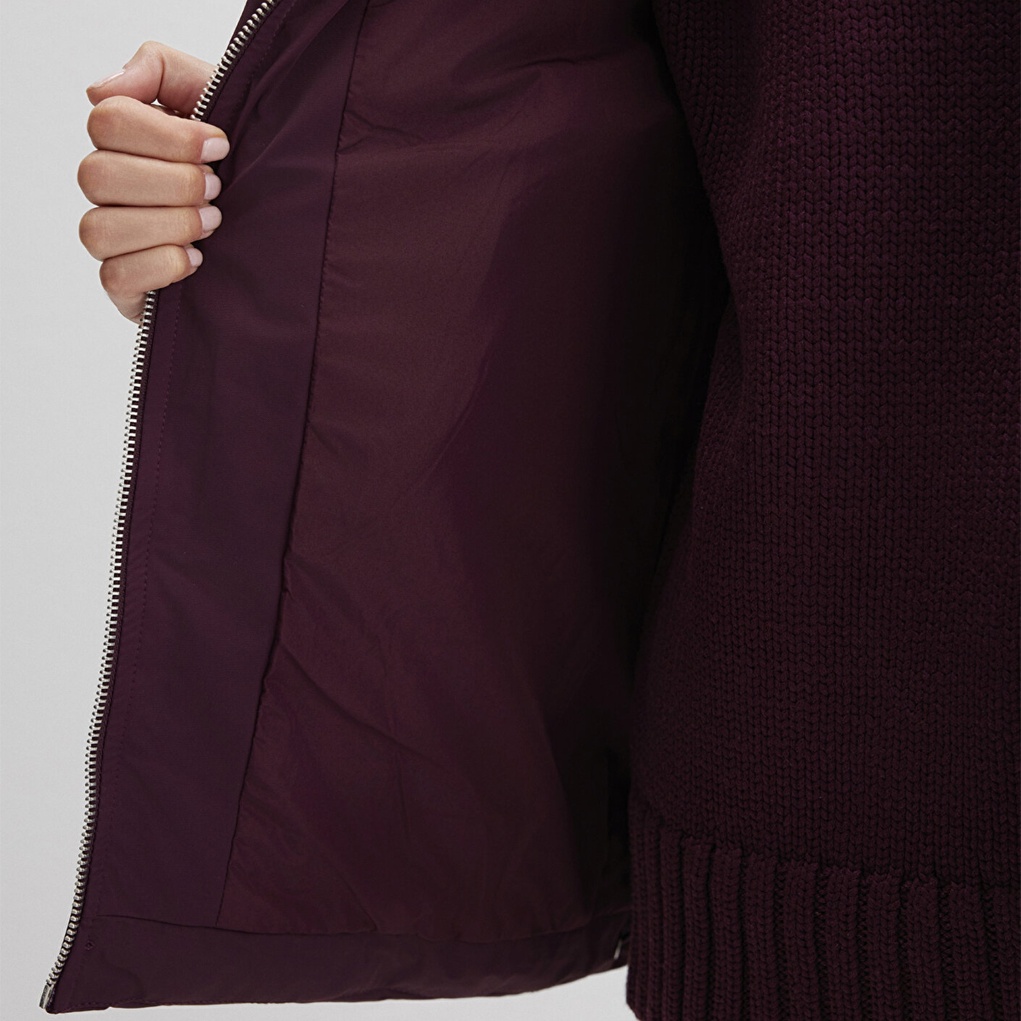 Mavi Su İtici Bordo Ceket 1110445-70434