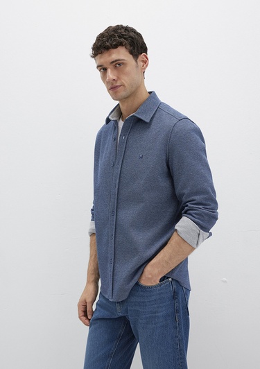  Mavi Lacivert Gömlek Regular Fit / Normal Kesim 0211763-70718