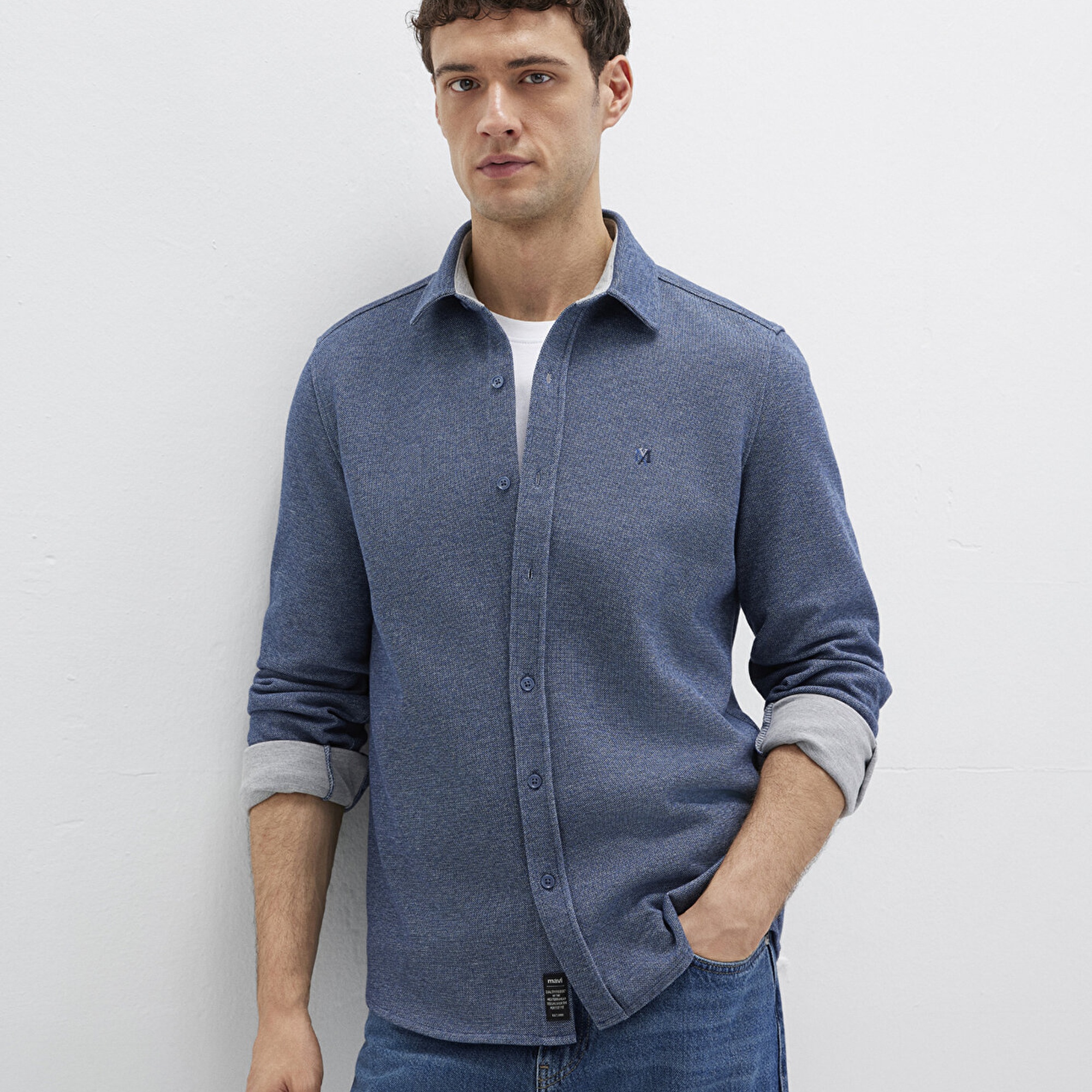 Mavi Lacivert Gömlek Regular Fit / Normal Kesim 0211763-70718