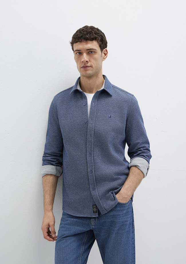  Mavi Lacivert Gömlek Regular Fit / Normal Kesim 0211763-70718