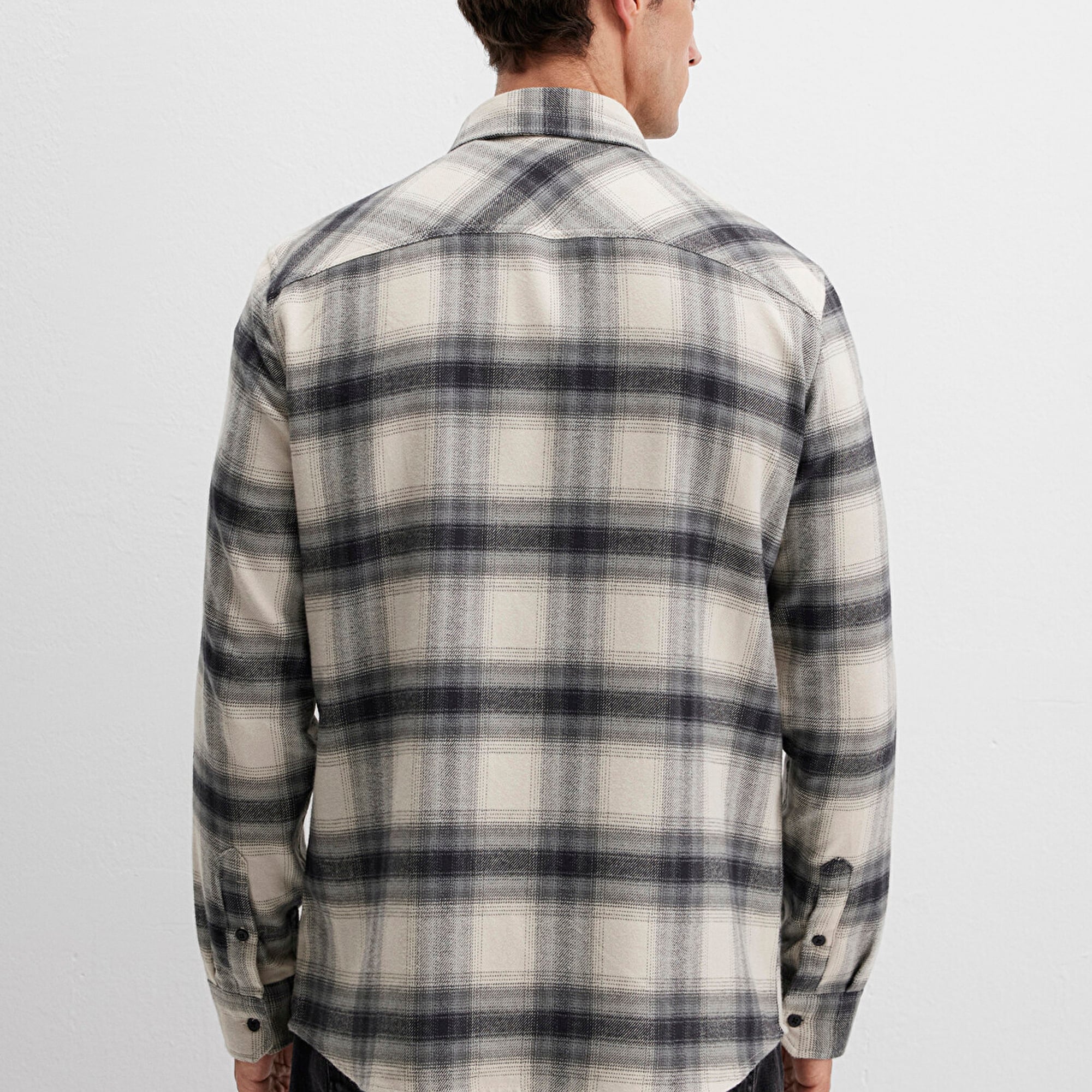 Mavi Kareli Gömlek Regular Fit / Normal Kesim 0211792-91308