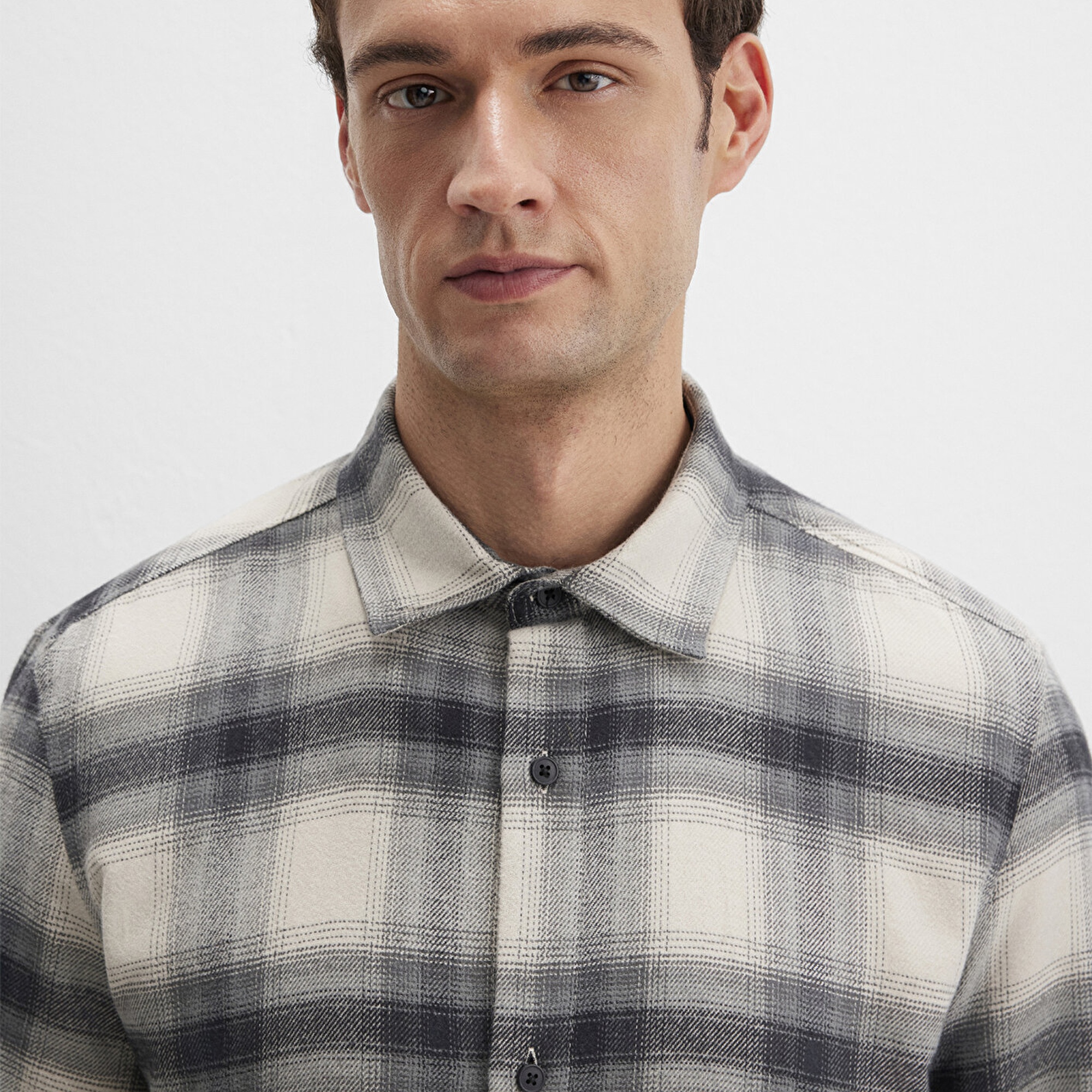 Mavi Kareli Gömlek Regular Fit / Normal Kesim 0211792-91308