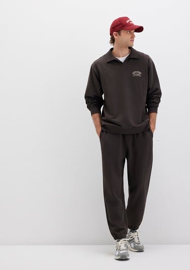  Mavi Kahverengi Jogger Eşofman Altı 0010522-70219