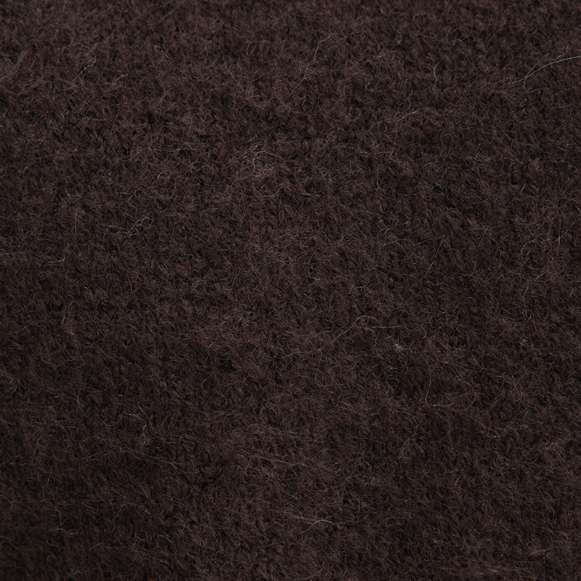 Mavi Çizgi Detaylı Kahverengi Kazak Crop / Kısa Kesim 1710876-70251