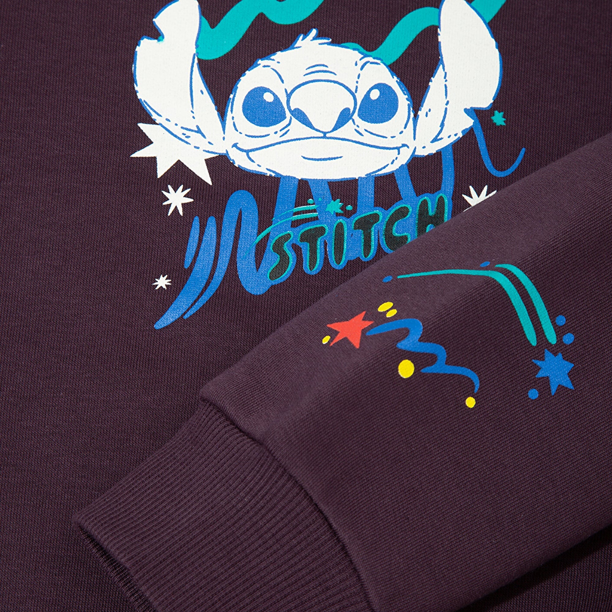 Mavi Baskılı Mor Sweatshirt 7S10161-70635