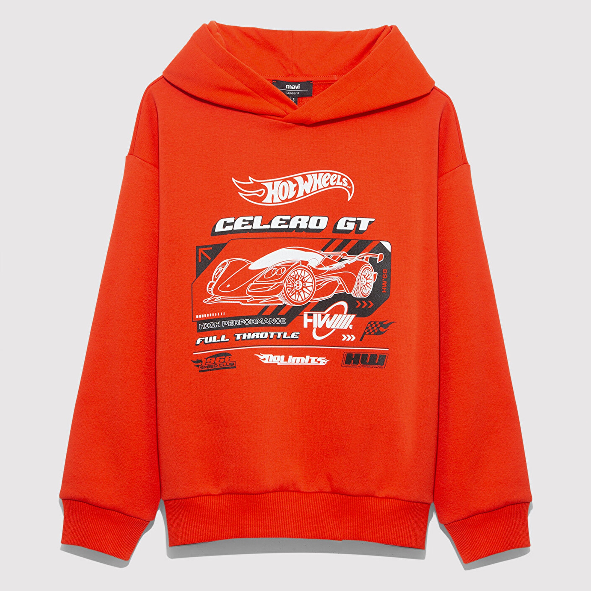 Mavi Hot Wheels Baskılı Kırmızı Sweatshirt 6S10156-88523