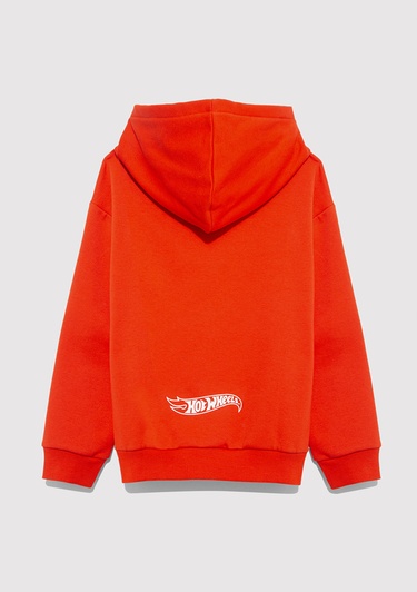  Mavi Hot Wheels Baskılı Kırmızı Sweatshirt 6S10156-88523
