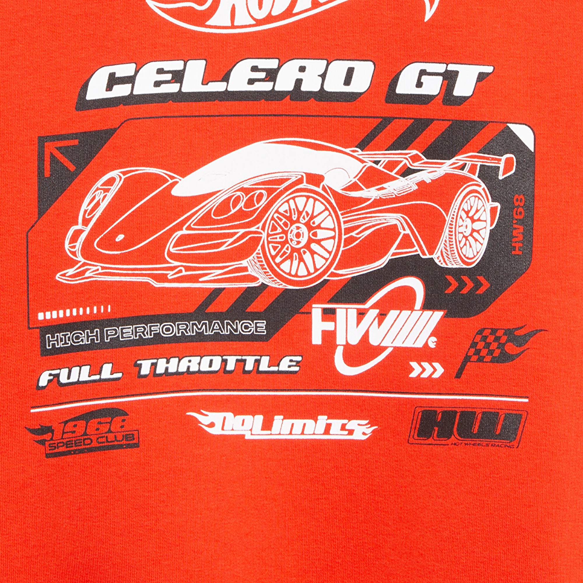 Mavi Hot Wheels Baskılı Kırmızı Sweatshirt 6S10156-88523