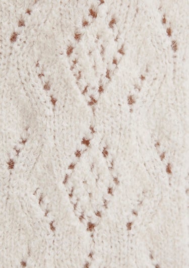  Mavi Yün Karışımlı Ekru Hırka Slim Fit / Dar Kesim 1710812-70057