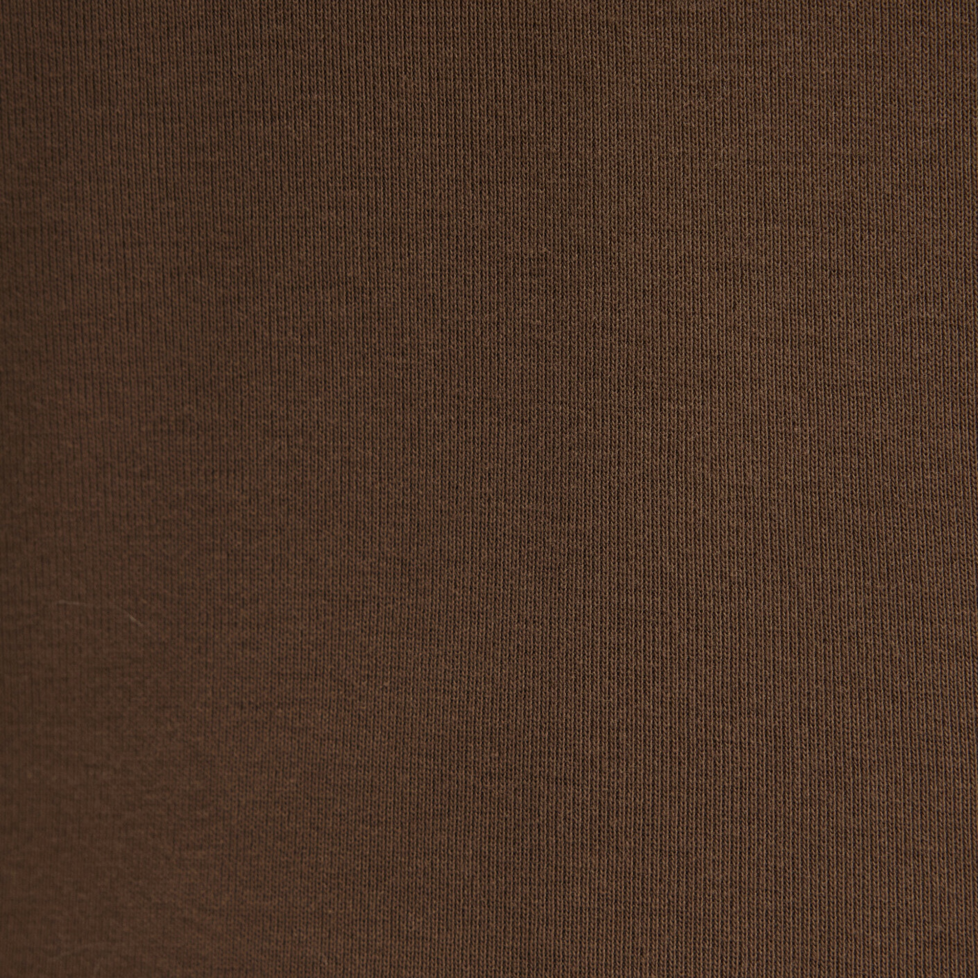 Mavi Düğme Detaylı Dik Yaka Kahverengi Tişört Fitted / Vücuda Oturan Kesim 1613614-71590