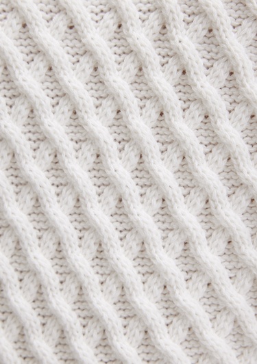  Mavi M Logo Crop Ekru Kazak Loose 1710796-80194