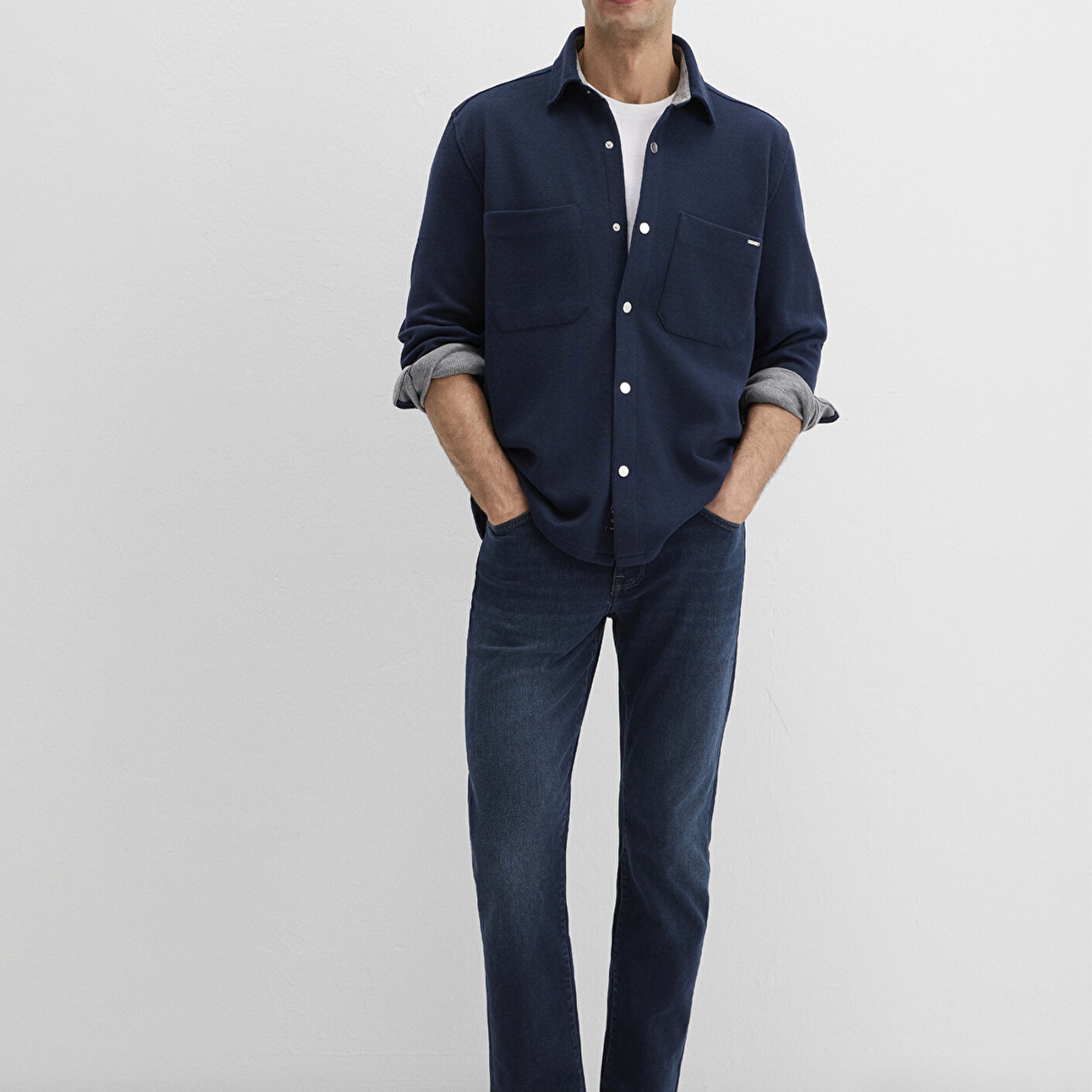 Mavi Mavi Black Lacivert Gömlek Regular Fit / Normal Kesim 0211771-80872