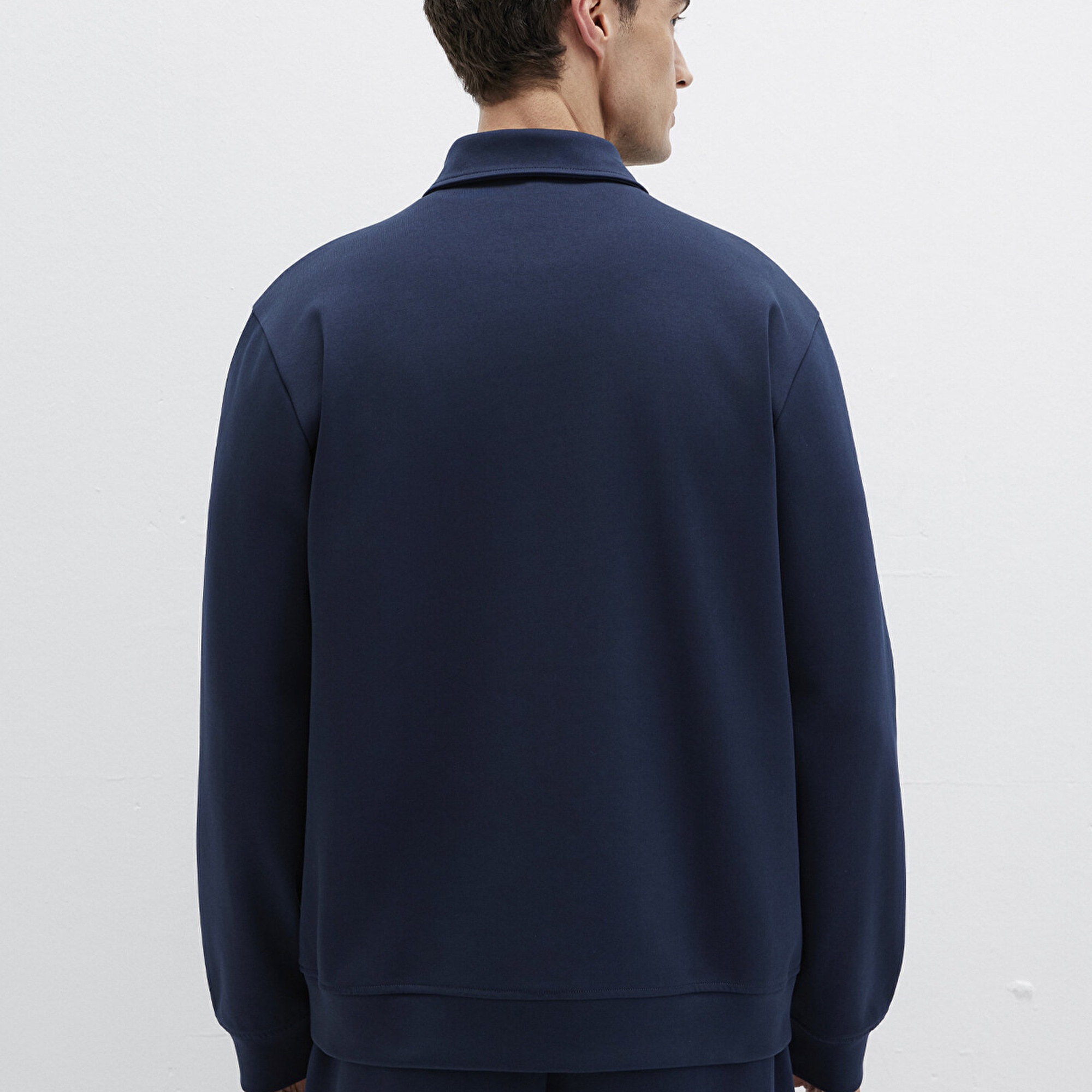 Mavi Yarı Fermuarlı Lacivert Sweatshirt 0S10382-80872