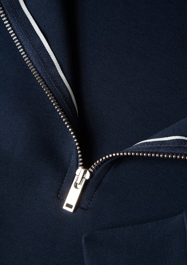  Mavi Yarı Fermuarlı Lacivert Sweatshirt 0S10382-80872