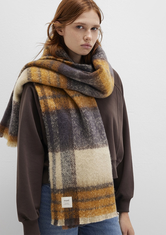  Mavi Sarı Atkı 1913597-35708