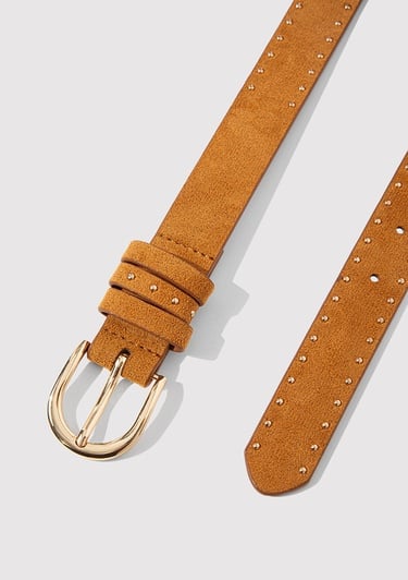  Mavi Kahverengi Suni Deri Kemer 1913580-33653