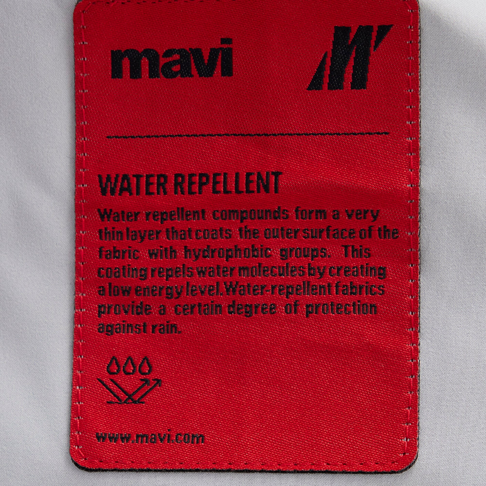 Mavi Kapüşonlu Gri Şişme Mont 0110675-70074