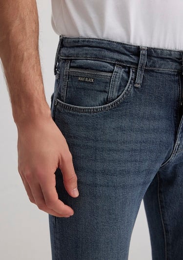  Mavi James Mavi Black Puslu Koyu Mavi Jean Pantolon 0042489342