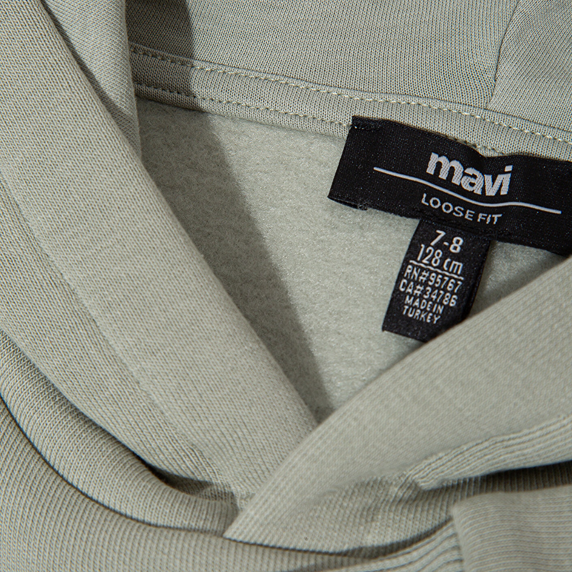 Mavi Mavi Logo Baskılı Kapüşonlu Yeşil Sweatshirt 6610110-70155