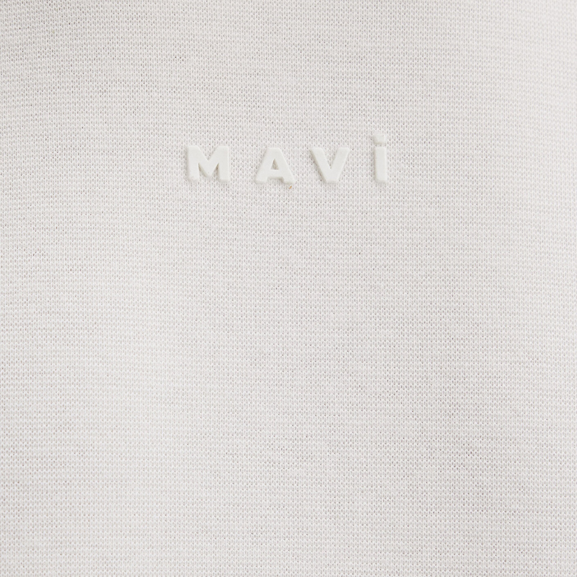 Mavi Mavi Logo Baskılı Ekru Tişört Loose 0613250-70057