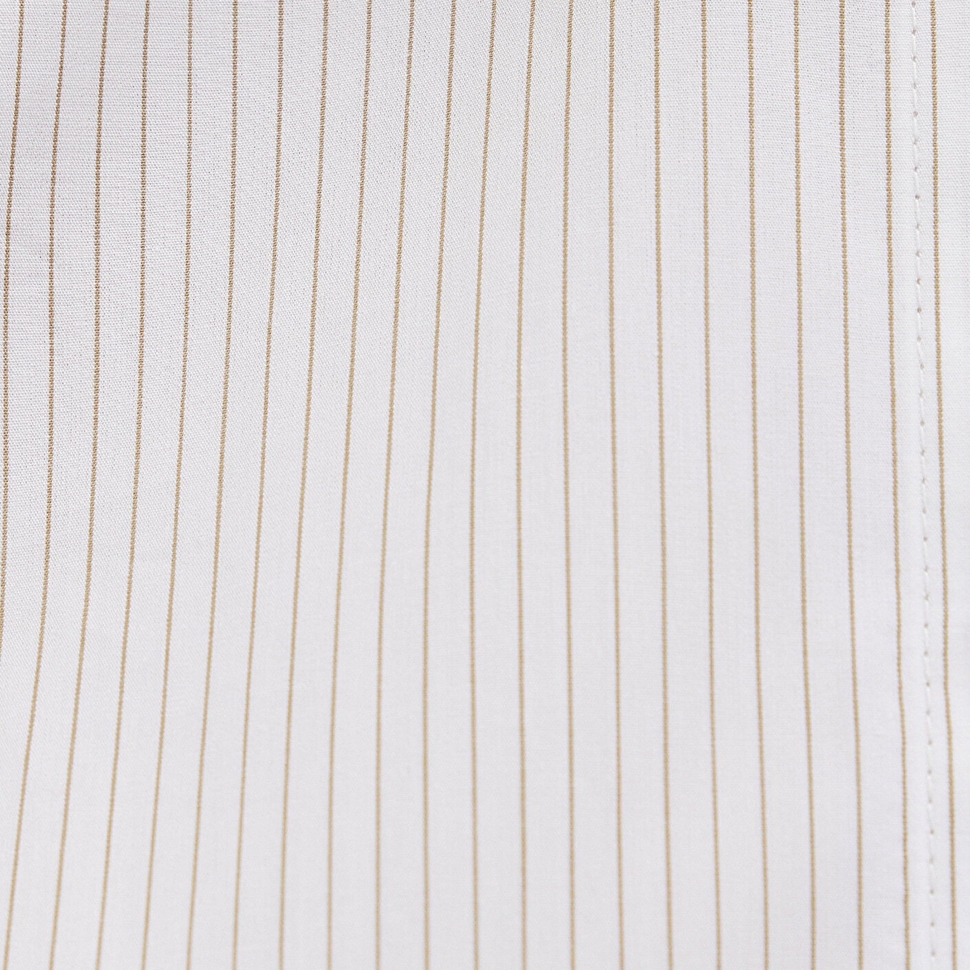 Mavi Çizgili Beyaz Gömlek Loose Fit / Bol Rahat Kesim 1211292-83980