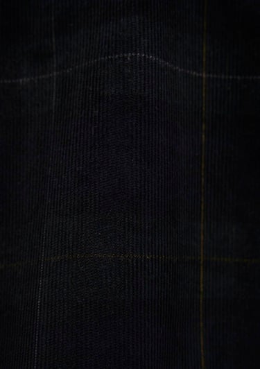  Mavi Yarı Fermuarlı Kareli Siyah Gömlek Oversize / Geniş Kesim 0211777-91298