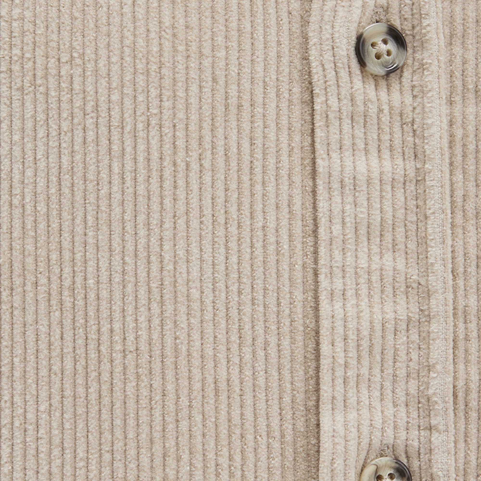 Mavi Bej Kadife Gömlek Loose Fit / Bol Rahat Kesim 0211749-70039