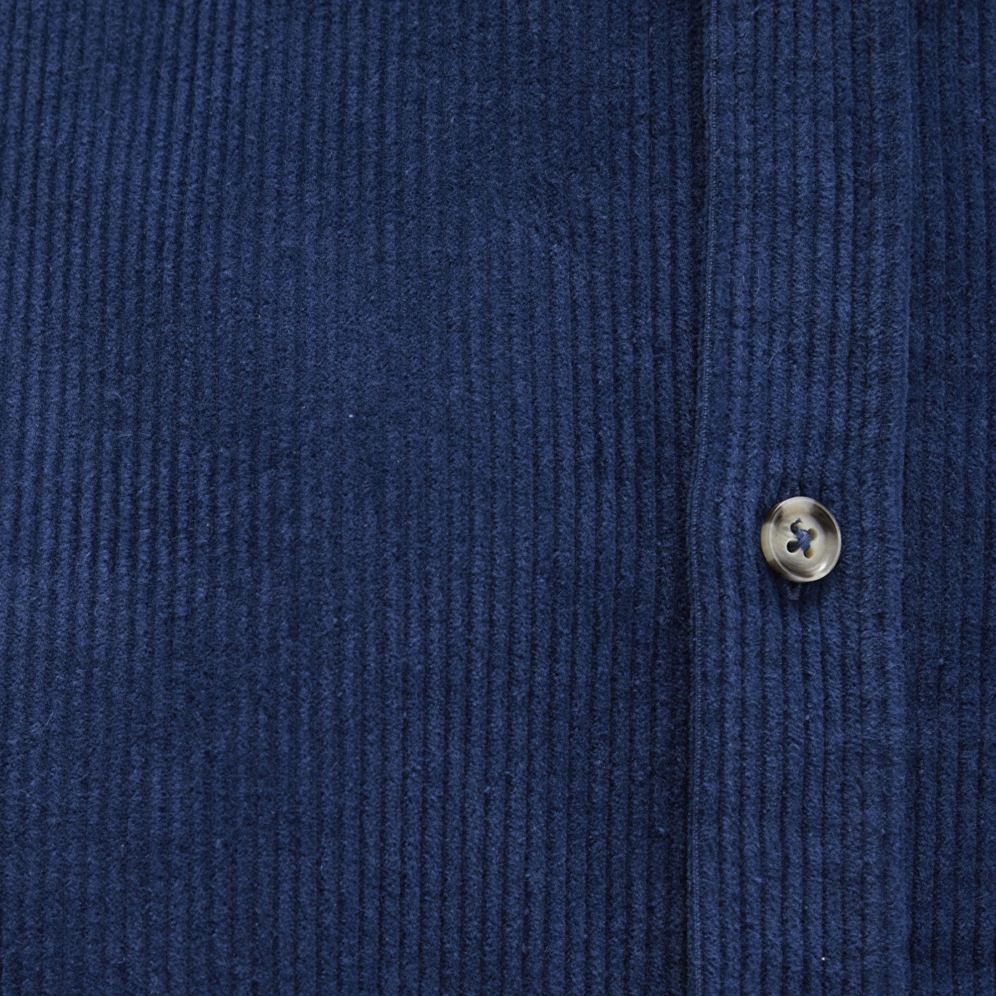 Mavi Lacivert Kadife Gömlek Loose Fit / Bol Rahat Kesim 0211749-80925