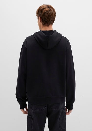  Mavi Mavi Baskılı Kapüşonlu Siyah Sweatshirt 0S10397-900