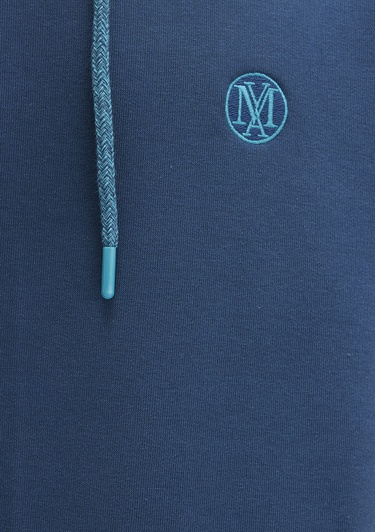  Mavi Mavi Logo Nakışlı Kapüşonlu Lacivert Sweatshirt 065809-90609