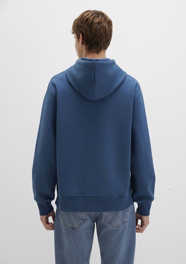  Mavi Mavi Logo Nakışlı Kapüşonlu Lacivert Sweatshirt 065809-90609