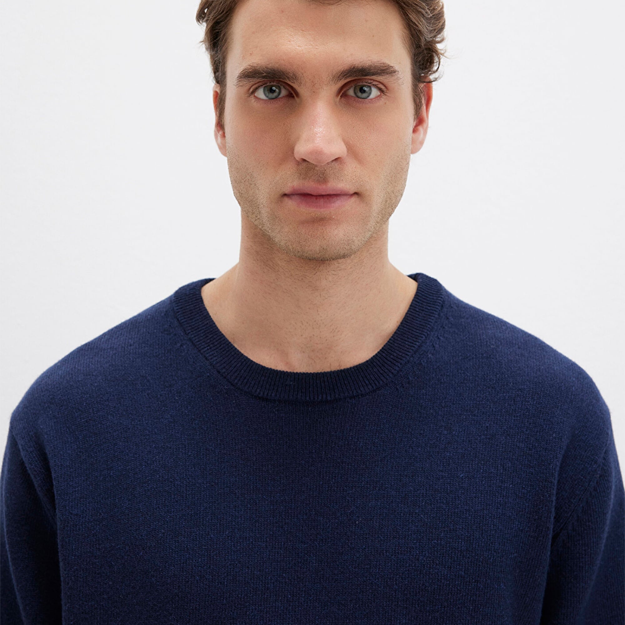 Mavi Yün Karışımlı Lacivert Kazak Regular Fit / Normal Kesim 0710370-70490