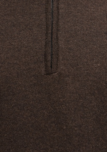  Mavi Yün Karışımlı Kahverengi Kazak Regular Fit / Normal Kesim 0710371-70251