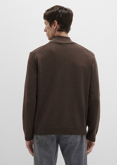  Mavi Yün Karışımlı Kahverengi Kazak Regular Fit / Normal Kesim 0710371-70251