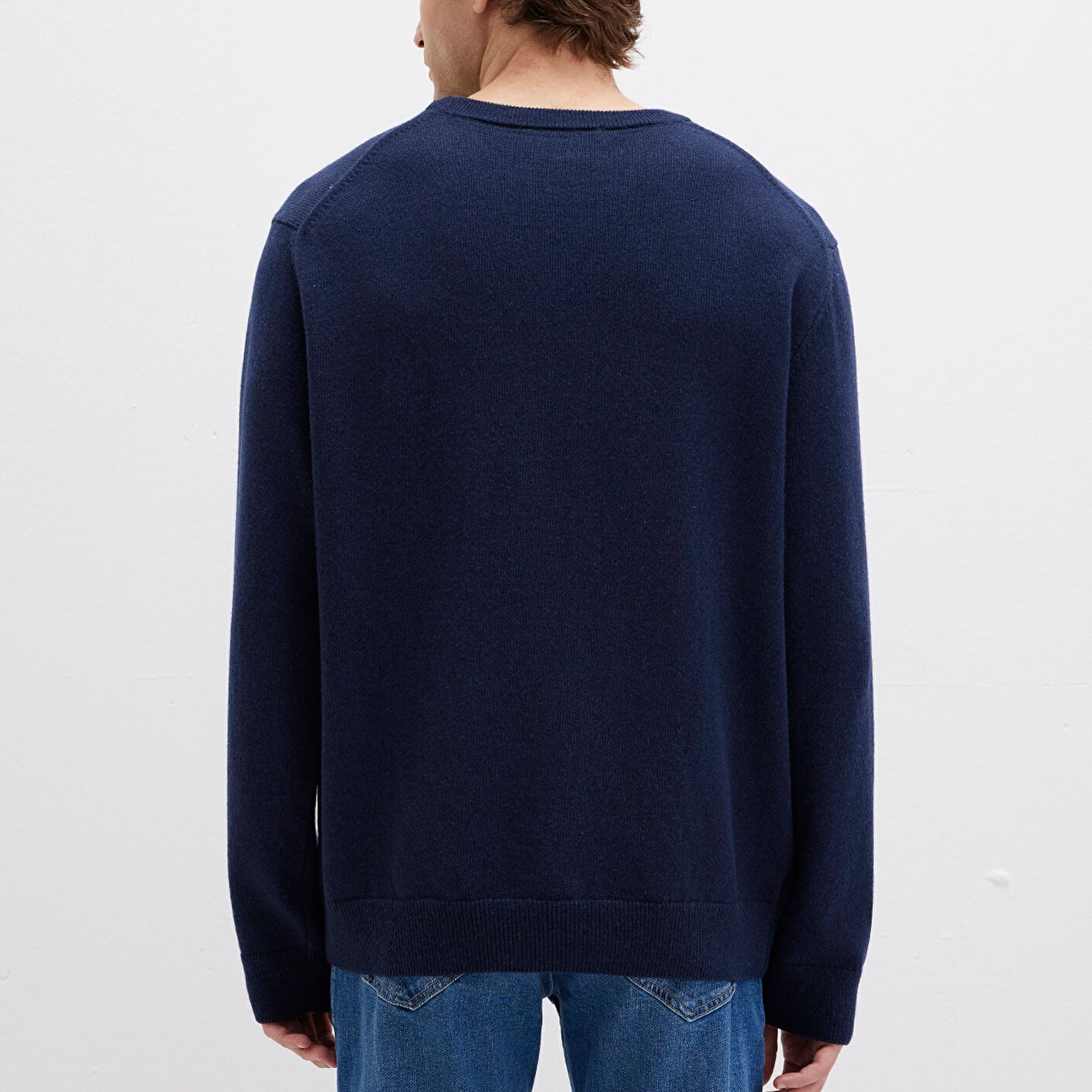 Mavi Yün Karışımlı Lacivert Kazak Regular Fit / Normal Kesim 0710370-70490